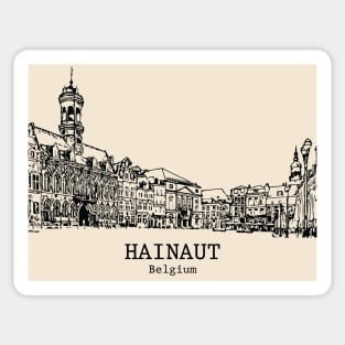 Hainaut - Belgium Sticker